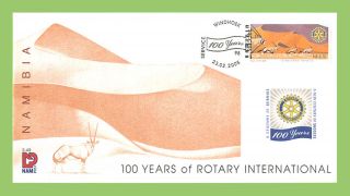 Namibia 2005 100 Years Of Rotary International First Day Cover photo