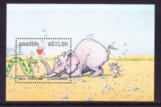 Namibia Stamp Sheetlet 1999 Yoka With Elephant, ,  Never Hinged photo