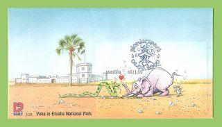 Namibia 2000 Etosha National Park Miniature Sheet First Day Cover photo