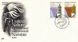 United Nations 1979 Namibia First Day Cover York Shs photo