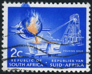 South Africa 1974 First Definitive Issue 2c Stamp With Stunning Variety photo