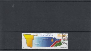 Namibia 2010 Cto 20th Anniversary Of Independence Sg 1144 Flag Map photo