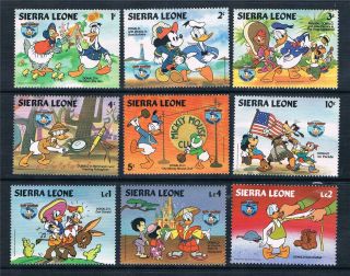 Sierra Leone 1984 Donald Duck Sg 843/51 photo