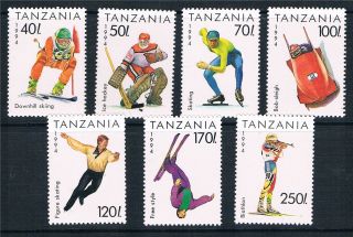 Tanzania 1994 Winter Olympics Sg 1737/43 photo
