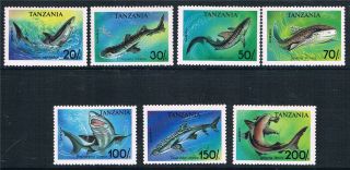 Tanzania 1993 Sharks Sg 1665/71 photo