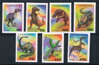 Tanzania 1994 Prehistoric Animals Sg 1799/1805 photo