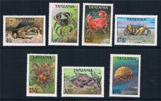 Tanzania 1994 Crabs Sg 1984/90 photo