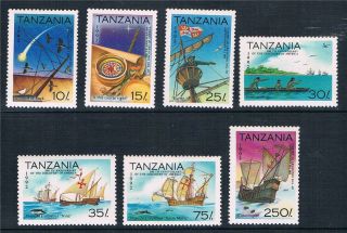 Tanzania 1992 Columbus Sg 1345/51 photo
