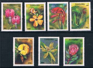 Tanzania 1994 Flowers Sg 1917/23 photo