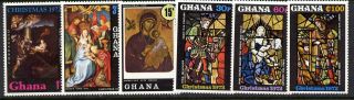Ghana 466 - 71 Christmas,  Art photo
