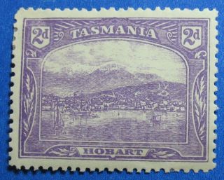 1907 Tasmania Australia 2d Scott 104 S.  G.  251 Cs16694 photo