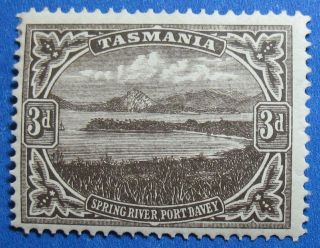 1909 Tasmania Australia 3d Scott 105 S.  G.  253 Cs16695 photo