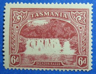 1908 Tasmania Australia 6d Scott 107 S.  G.  248 Cs16697 photo