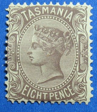 1907 Tasmania Australia 8d Scott 108 S.  G.  255  Cs16698 photo
