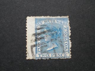 South Wales 1871 2d With Barred 51 Postmark photo