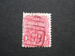 South Wales 1902 1d With Barred 1559 Postmark photo