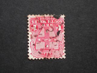 South Wales 1902 1d With Barred 275 Postmark photo