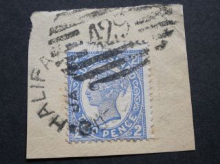 Queensland 1898 2d With Barred 429 Postmark photo