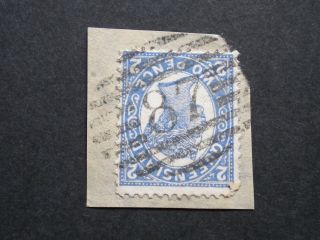 Queensland 1899 2d With Barred 87 Postmark photo