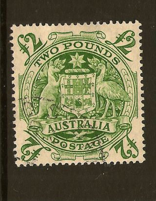 Australia : 1950 £2 ' Arms ' Sg 224d Fine photo