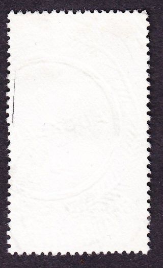 Zealand Kgv 1925 Postal Fiscal Sg F133 3s Mauve; Fiscal photo