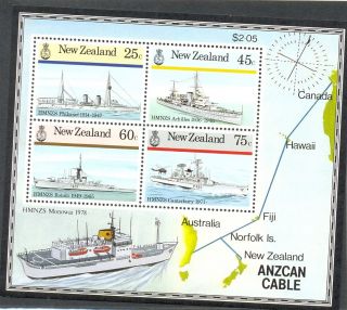Zealand - Ships/vessels Min Sheet - Naval History (1383) photo