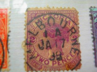 Victoria Two Pence Stamp photo