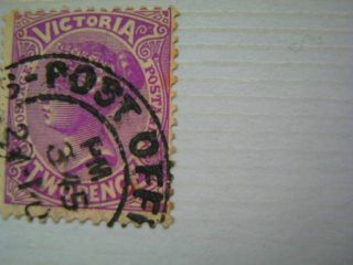 Victoria Two Pence Stamp photo