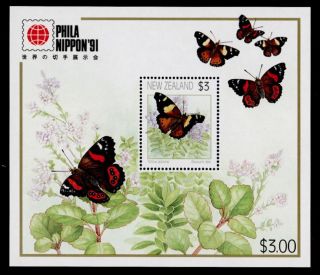 Zealand 1077a Butterflies,  Phila Nippon photo