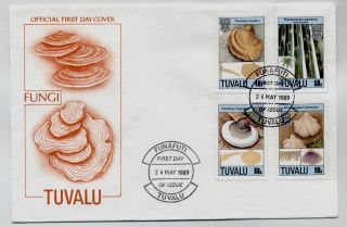 1989 Tuvalu Fungi Fdc photo