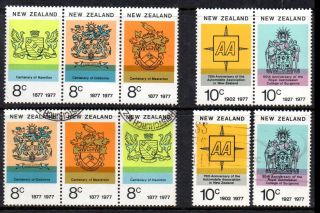 [1526] Zealand 1977 Centenaries (3) &1set Fu,  Anniversaries (2) & I S photo