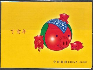 China 2007 Year Of The Pig photo