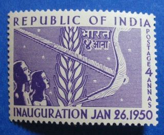 1950 India 4a Scott 229 S.  G.  331 Cs11515 photo