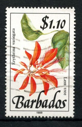 Barbados 1989 - 1992 Sg 902,  $1.  10 Wild Plants Definitive 