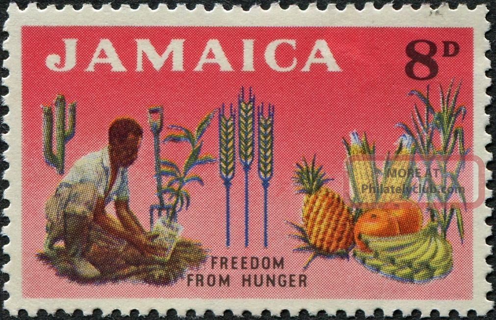 Jamaica 1963 1d Multicoloured Sg202 Cv £1. 25 Vf Mh Postage
