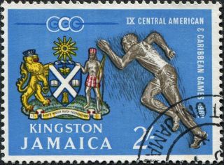 Jamaica 1962 2s Multicoloured Sg200 Cv £0.  90 Uh Postage photo