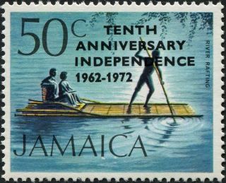Jamaica 1972 50c Multicoloured Sg361 Cv £0.  75 F Mh Postage photo
