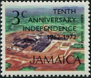 Jamaica 1972 3c Multicoloured Sg359 Cv £0.  30 F Mh Postage photo