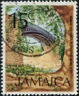 Jamaica 1972 15c Multicoloured Sg353 Cv £0.  10 F Uh Postage photo