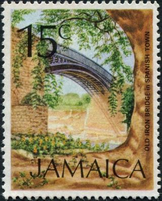 Jamaica 1972 15c Multicoloured Sg353 Cv £2.  00 F Mh Postage photo