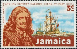 Jamaica 1971 3c Multicoloured Sg332 Cv £0.  75 Vf Mh Postage photo