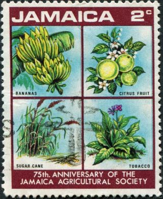 Jamaica 1970 2c Multicoloured Sg323 Cv £0.  60 F Uh Postage photo
