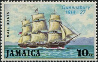 Jamaica 1974 10c Multicoloured Sg381 Cv £0.  75 Vf Mh Postage photo