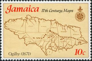 Jamaica 1977 10c Multicoloured Sg426 Cv £0.  30 F Mh Postage photo