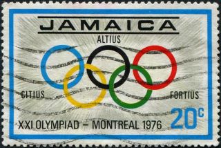 Jamaica 1976 20c Multicoloured Sg416 Cv £0.  20 F Uh Postage photo