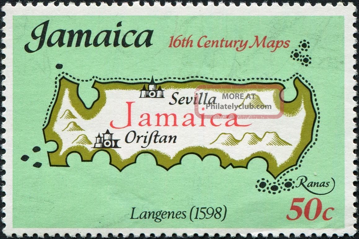 Jamaica 1976 50c Multicoloured Sg414 Cv £0.  95 F Mh Postage Caribbean photo