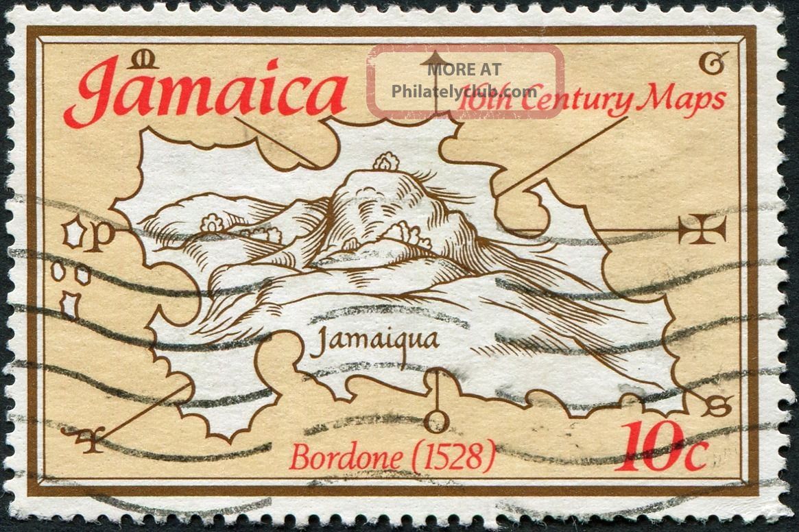 Jamaica 1976 10c Brown,  Light Stone And Light Vermilion Sg411 Cv£0.  10 F Uh Caribbean photo