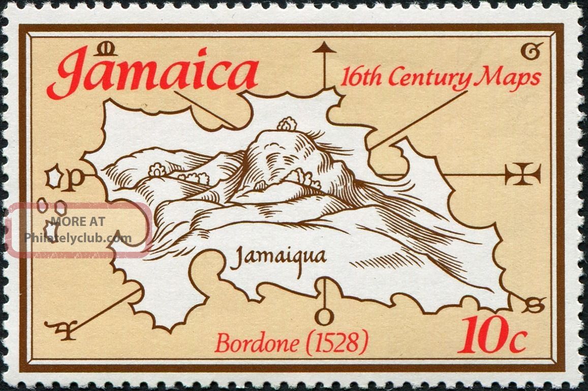 Jamaica 1976 10c Brown,  Light Stone And Light Vermilion Sg411 Cv£0.  25 F Mh Caribbean photo