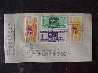 Dominican Republic First Day Cover 1939 N.  Y.  World Fair photo