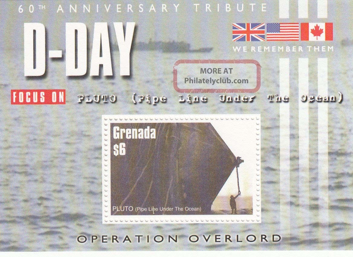 (20371) Grenada D - Day Overlord 2004 Minisheet - U/m Caribbean photo